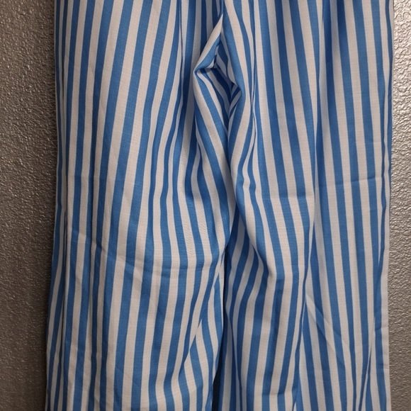 Blue and White Striped Halter Top & Pants   Size S - Picture 3 of 9